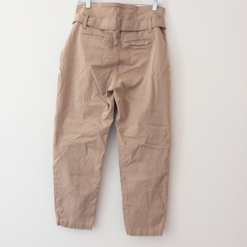 $340 Joe's Women's Beige High Waist Crop Stretch Casual Trousers Pants Size 28 - Picture 6 of 10